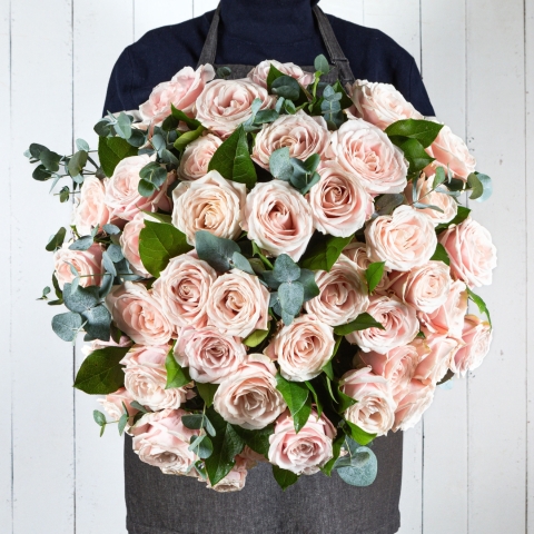 Luxury 50 stem Pink Rose Bouquet